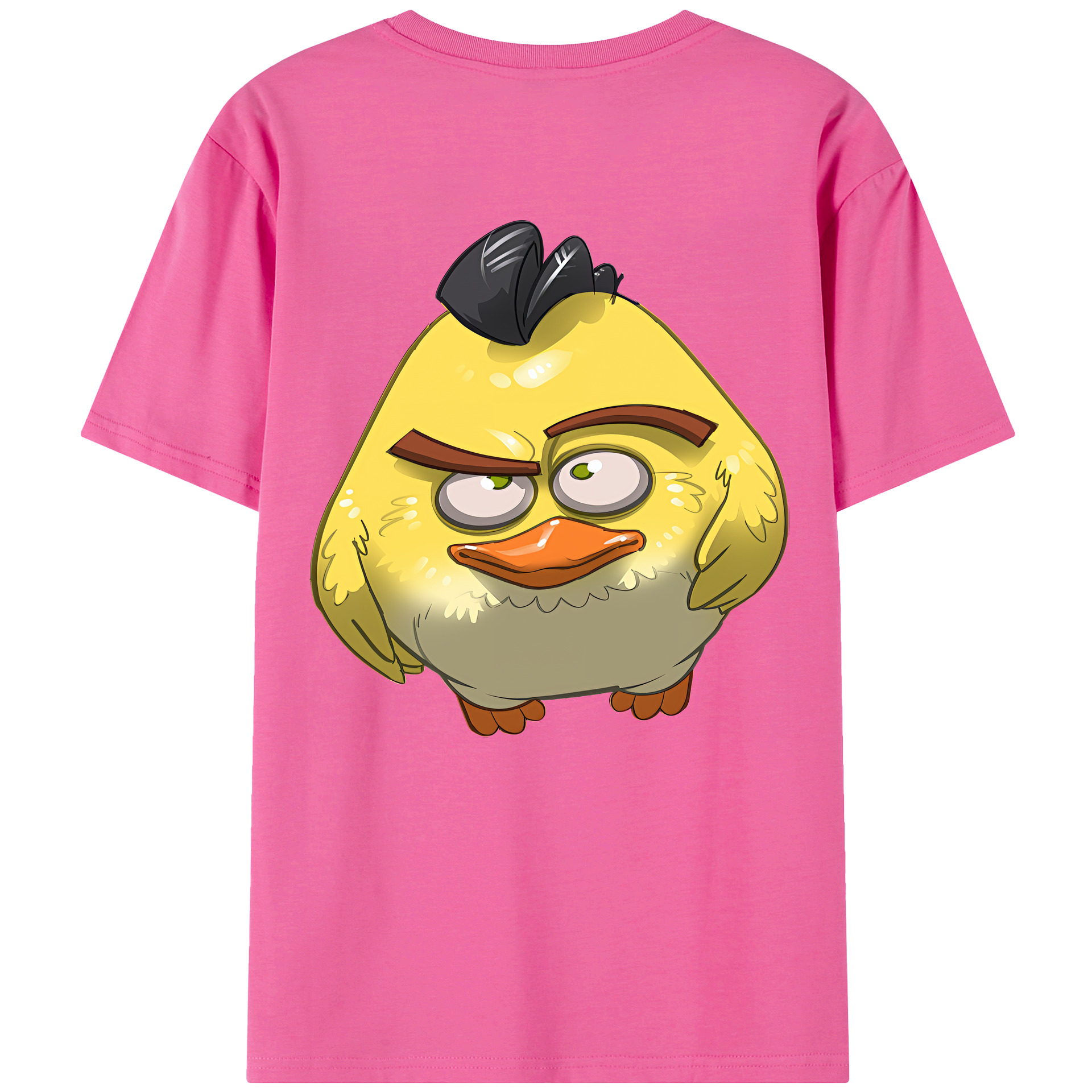 （画像用） Angry Birds アングリーバード レディース半袖Tシャツ(バックプリント)